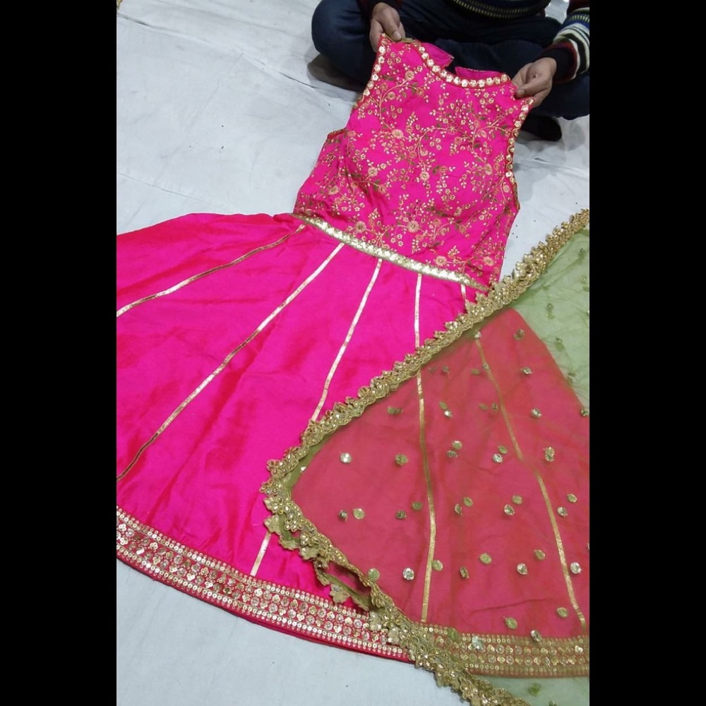 Indian Pakistani short frok with pajami